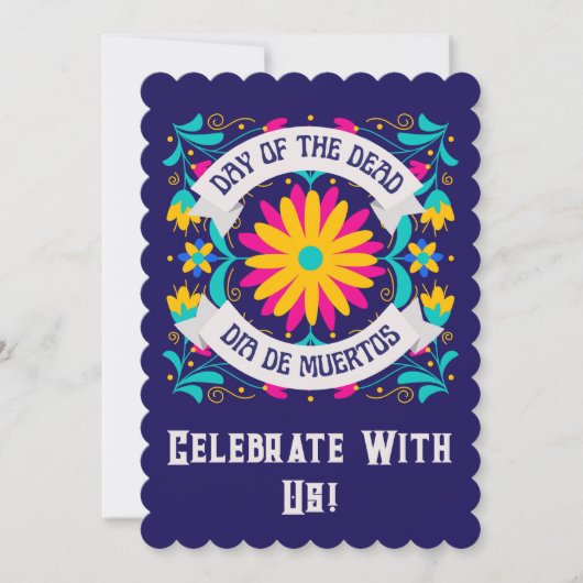 Dia de los muertos uitnodiging (Voorkant)