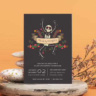 Día de los Muertos viering Kaart