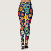Dia de los Muertos Vintage Leggings (Achterkant)