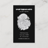 dia de los muertos visitekaartje (Achterkant)