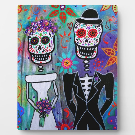 DIA DE LOS MUERTOS WEDDING FOTOPLAAT (Voorkant)