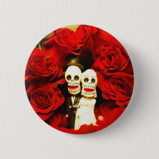 Dia de los Muertos Wedding Ronde Button 5,7 Cm
