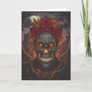 Día de los Muertos wenskaart – Halloween kaart