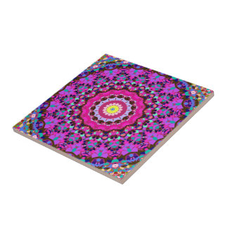 Dia de los Wild Colors Kaleidoscoop Tegeltje