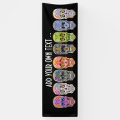 Dia De Muertos Banner - Suikerhuid (Verticaal)