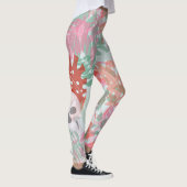 Día de Muertos, Dag van de dode bloem Leggings (Rechts)