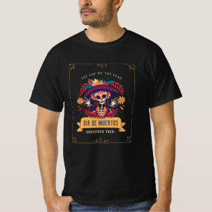 Dia de muertos-dag van de doden t-shirt