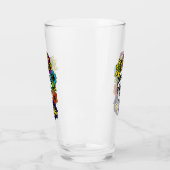 Dia de Muertos Day of the Dead Sugar Skull Custom Glas (Links)