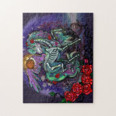 Día de Muertos Horse Legpuzzel (Verticaal)