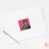 Dia de Muertos Marigold and Xolo Dog Stickers (Enveloppe)