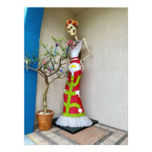 Dia de Muertos sculptuur in San Jose del Cabo