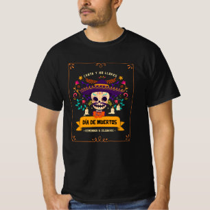 Dia de muertos Skull-dag van de doden T-shirt