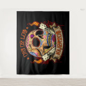 Dia De Muertos Wandkleed (Voorkant)
