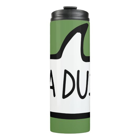 DIA DUIT. Irish Gaelic Greeting Speech Bubble Thermosbeker (Voorkant)