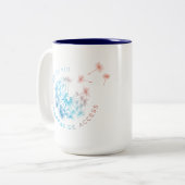 Día Global de Barras de Access Taza Tweekleurige Koffiemok (Voorkant links)