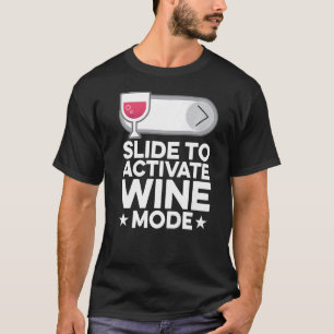 Dia voor activering van wijnmodus Wijnbouwer T-shirt