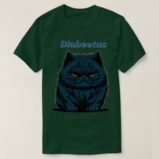 Diabeetus Cat T-shirt (Design voorkant)