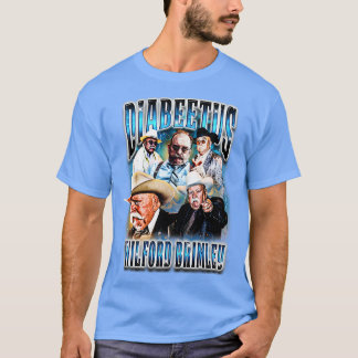 Diabeetus Wilford Brimley 90s bootleg hiphop T-shirt