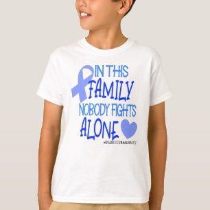 Diabetes Awareness Family Niemand vecht alleen T-shirt