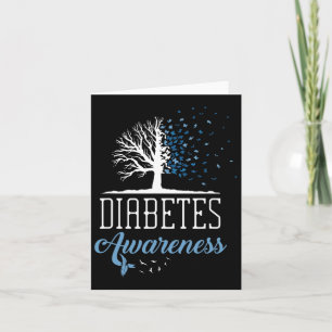 Diabetes Awareness Month Butterfly T1 T2 Kaart