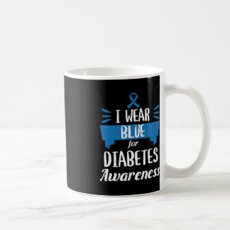 Diabetes Awareness Month I Draag Blue T1 T2 Koffiemok