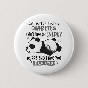 Diabetes Awareness Month Ribbon Gifts Ronde Button 5,7 Cm