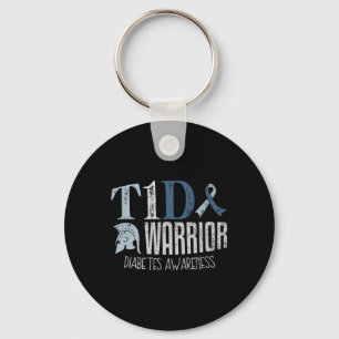 Diabetes Awareness Month T1d Diabetes Warrior 1 Sleutelhanger