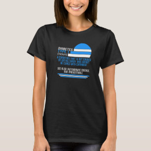 Diabetes Awareness Month T1d Warrior Diabetic Supp T-shirt