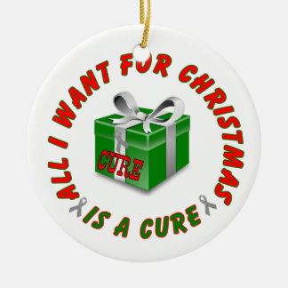 Diabetes Awareness Ribbon Cure Kerstannament Keramisch Ornament