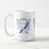 Diabetes Awareness Ribbon IDDM Angel Art Mok (Links)