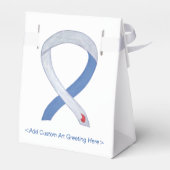 Diabetes Awareness Ribbon IDDM Party Favor Boxes Bedankdoosjes (Achterkant)