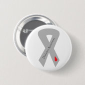 Diabetes Awareness Ribbon Pin Ronde Button 5,7 Cm (Voorkant /achterkant)