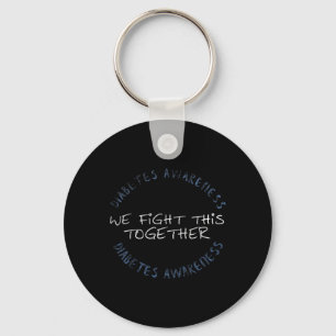 Diabetes Awareness T1d - Diabetes Moeder Vader Fam Sleutelhanger