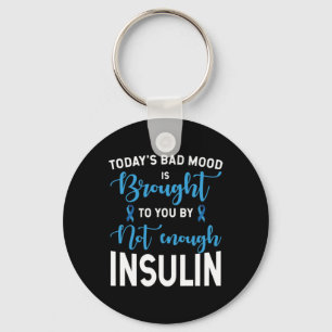 Diabetes Awareness Type 1 2 - Diabetische T1d T2d Sleutelhanger