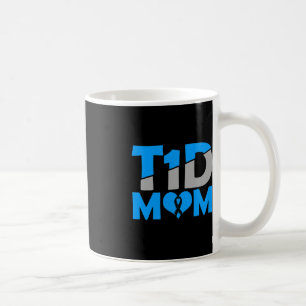 Diabetes Awareness Type 1 - Diabetic T1D Mam Koffiemok