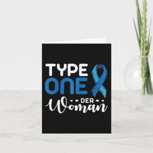 Diabetes Awareness Type 1 - Diabetische T1D 2 Kaart