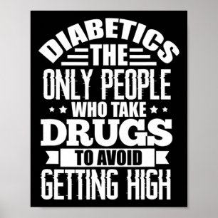 Diabetes Awareness Type 1 Type 2 Diabetes Plezier Poster