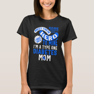 Diabetes Awareness Type One Diabetes Ma Sunflower T-shirt