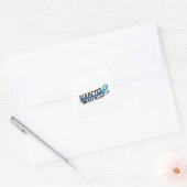 Diabetes Awareness Vierkante Sticker (Envelop)