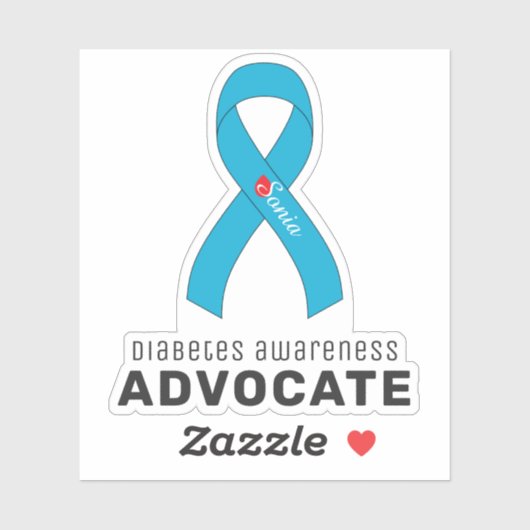 Diabetes Awareness Vinyl Sticker (Vel)