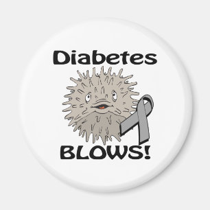 Diabetes blaast het Ontwerp van het Bewustmakingsv Magneet