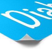 Diabetes Butterfly Poster (Hoek)