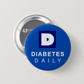 Diabetes Daily Button (Voorkant /achterkant)