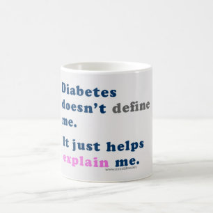 "Diabetes definieert me niet" Mok