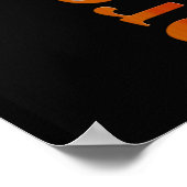 Diabetes die BLACK voorkomen Poster (Hoek)