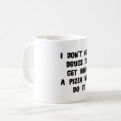 Diabetes Funny Gezegde Koffiemok (Voorkant links)
