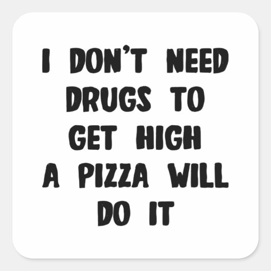 Diabetes grappig Gezegde Vierkante Sticker (Voorkant)