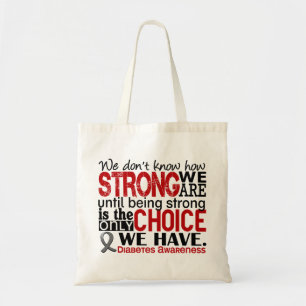 Diabetes hoe sterk we zijn tote bag