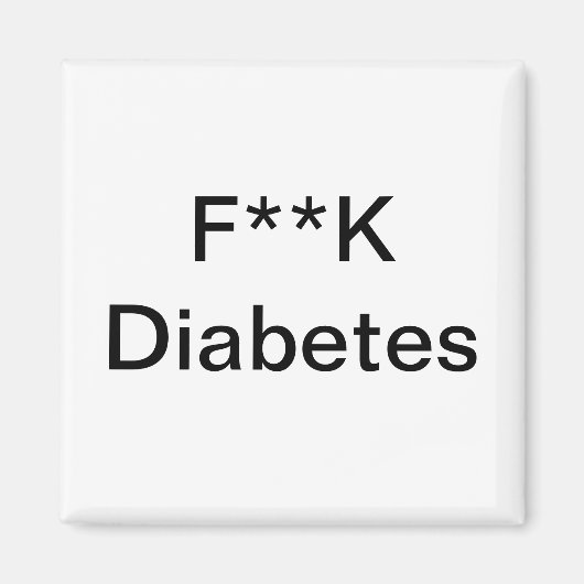 Diabetes magneet (Voorkant)