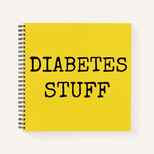Diabetes notitieboek (Voorkant)
